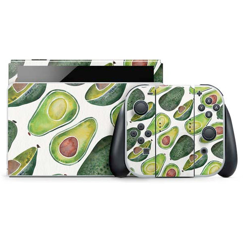 Cat Coq Avocados Nintendo Switch OLED (2021) Skin